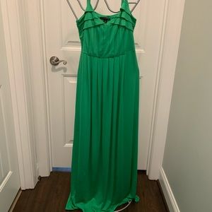 Gorgeous green maxi dress Banana Republic Sz XL